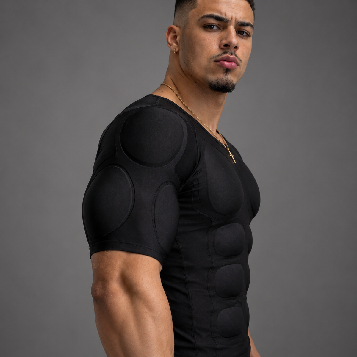 Black | VELOR Sculpt Shirt 02